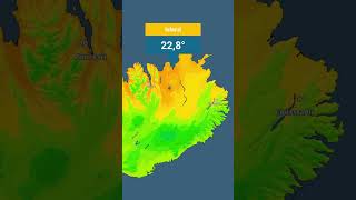 Kurios In der Nacht zu Dienstag war der wärmste Ort Europas Island 🇮🇸 Temperatur [upl. by Enihpesoj]