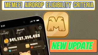 Memefi Airdrop New Update Eligibility Criteria Snapshot and Listing Date [upl. by Jeniece]