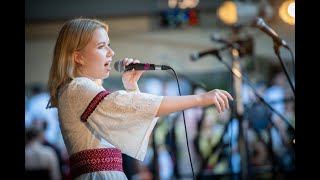 Ukrainian yodeler in America  Chime bells  Sofia Shkidchenko [upl. by Brigg]