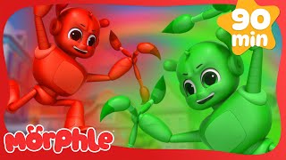 Morphle vs Orphle Art Attack🖌️BEST OF Morphle  Stories for Kids  Fun Anime  Kids Cartoons [upl. by Normand]