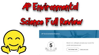 AP Environmental ScienceAPES Full Review [upl. by Eyma]