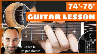 7475 Guitar Lesson  part 1 of 9 [upl. by Naired]