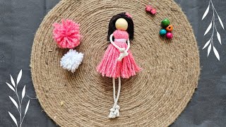 Macrame doll  tutorial for beginners  How to make macrame dolls  DIY [upl. by Hackett]