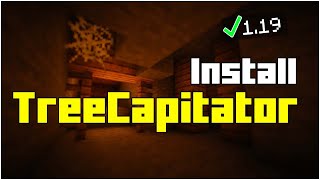 How To Install TreeCapitator in Minecraft 119 [upl. by Anawk450]