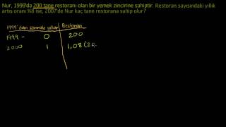 Üstel Büyüme ve Küçülme Problemleri Matematik  Cebir [upl. by Coit]