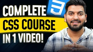 CSS Tutorial For Beginners In Hindi 2024 🔥 [upl. by Care]