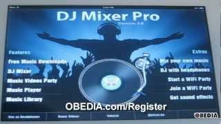 Apple iPad Tutorial DJMixer Pro app [upl. by Karab]