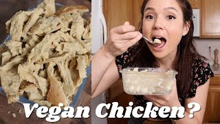 Homemade Vegan Chicken  Recipe Test [upl. by Ekoorb849]