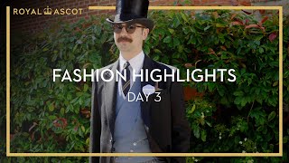 Fashion Highlights  Royal Ascot 2024 Day Three [upl. by Lotsyrc]