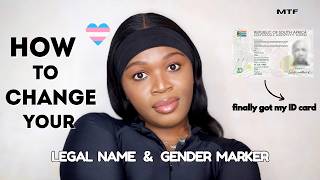 How to change your name and gender marker in South Africa  Transgender South Africa  SA TRANS [upl. by Brieta942]