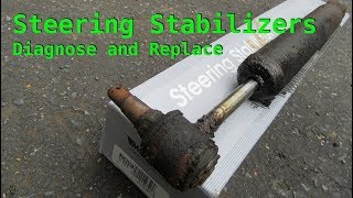 STEERING STABILIZER  Diagnose and Replace [upl. by Assel]