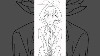 Drawing Najimi Osana From Komi Can’t Communicate Fast Speed komicantcommunicate digitalart art [upl. by Zola452]