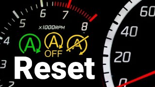 Free Ways to Fix and Reset Auto StartStop Warning Light Stays On Dashboard Warning Lights [upl. by Sivet]