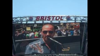 Lee Greenwood Singing quotGod Bless the USAquot at FoodCity 500 before the Race Begins [upl. by Lemahs]