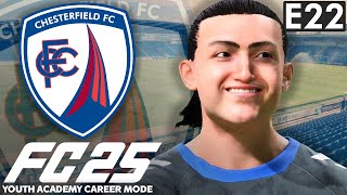 SURPRISE STRIKER SOROMON BRINGS BIG WINS  FC 25 YOUTH ACADEMY CAREER MODE EP22  CHESTERFIELD [upl. by Ydniw]