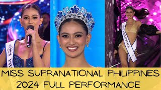 CROWNING MOMENT  ALETHEA AMBROSIO MISS SUPRANATIONAL PHILIPPINES 2024 FULL PERFORMANCE [upl. by Jadd]