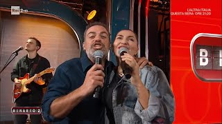 Serena Brancale e Andrea Perroni cantano Pino Daniele – Binario 2 del 24102024 [upl. by Steffie90]