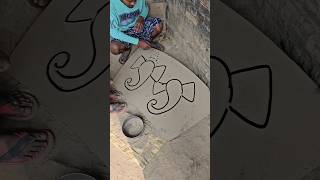 S S se shree Ganesh Kaise banaye  Step by Step easy tutorial Drawing shorts ganesh [upl. by Lunetta807]