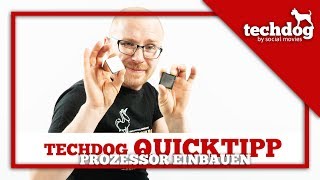 Prozessor installieren  CPU einbauen  AMD Intel PGA LGA  Quicktipp HD  Deutsch [upl. by Fransis]