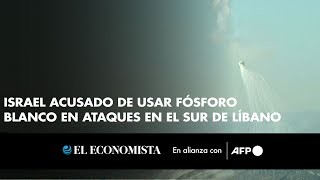 Israel acusado de usar fósforo blanco en ataques en el sur de Líbano [upl. by Aekin]