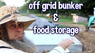 OFF GRID bunker and FOOD STORAGE build  getting motivated [upl. by Ludba152]