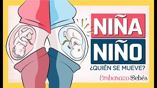 ¿NIÑA o NIÑO 😁🤰🏻 ¿Quién se MUEVE más y primero ¿Quién se FORMA más rápido [upl. by Scopp]