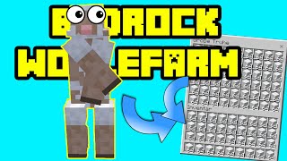 die einfachste Wollefarm in der Minecraft Bedrock Edition 120 [upl. by Jeffrey]