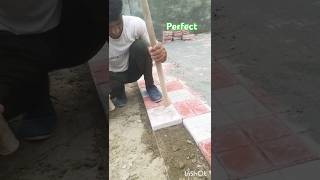 paver block install construction [upl. by Aleahs196]