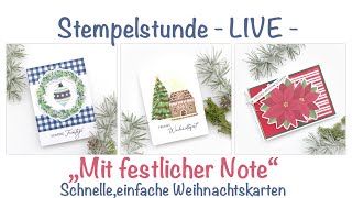 Stempelstunde   LIVE   quotMit festlicher Notequot [upl. by Nagrom]