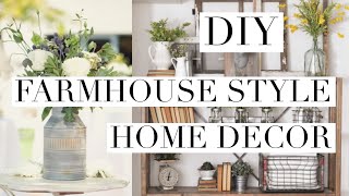 DIY pottery barn farmhouse inspired home decor  beeisforbeeauty [upl. by Shorter]