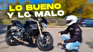 Lo bueno y lo malo de la Street Triple 675  Triumph [upl. by Areehs]