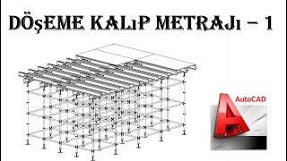 Döşeme Kalıp Metrajı Nasıl Yapılır   Örnek Proje üzerinden1 [upl. by Rech]