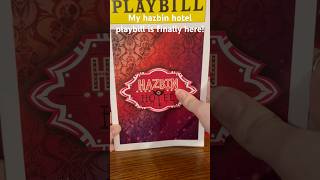 Hazbin hotel playbill showcase I ordered this last December took a while but I’m happy with it [upl. by Joelynn]