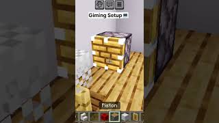 Minecraft gaming setup 🖥️ 🤑shortminecraft [upl. by Eyanaj]