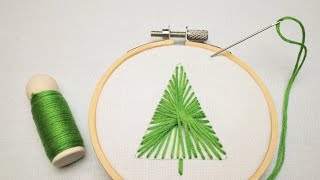 Hand Embroidery I Easy Tree 1 [upl. by Hubbard]