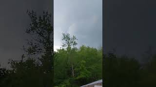 Tornado in Swanzey New Hampshire pt2 ReedTimmerWx 62324 [upl. by Ulyram]