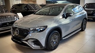 MercedesBenz EQE SUV 500 4Matic Special 2023  Alpine grey solid  4K [upl. by Thorin250]