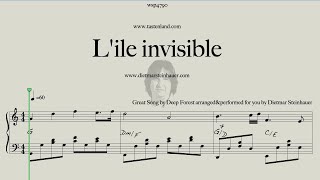 LIle Invisible Easy Piano  Deep Forest [upl. by Kcired]