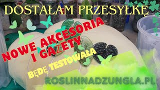 Dostałam przesyłkę 🎁 Nowości ze sklepu RoslinnaDzungla 🌟 akcesoria i gadżety 🍀 Ależ się cieszę 😀 [upl. by Alyce]