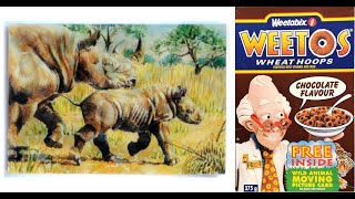 Weetos Wild Animal Moving Picture Card amp Cereal Advert 1994 [upl. by Mandie]