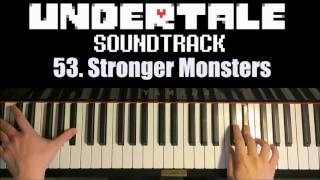 Undertale OST  53 Stronger Monsters Piano Cover by Amosdoll [upl. by Niabi]