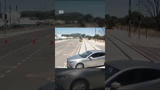 Dramatic nearmisses and notsonear misses on Canberras light rail  ABC News [upl. by Eimmas684]