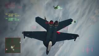 Ace Combat 7 Battle Royale without special weapons  FA18F Block [upl. by Ahsiyn967]