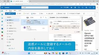 迷惑メールに対処するには（Windows 11） [upl. by Wawro]