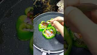 Capsicum omelette  breakfast recipe  omlet recipe  omelette recipe  egg recipe  anda paratha [upl. by Ainaj]