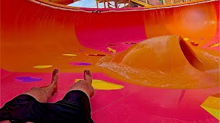 Space Bowl Water Slide at SplashMania Waterpark [upl. by Siberson502]