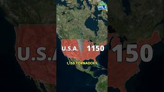 US Tornadoes Explained 🤔🌪️🇺🇲 shorts facts tornado storm weather [upl. by Lunette]