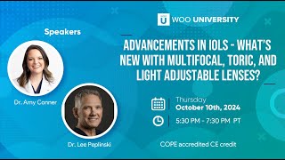 Advancements in IOLs  What’s New With Multifocal Toric and Light Adjustable Lenses [upl. by Corine284]