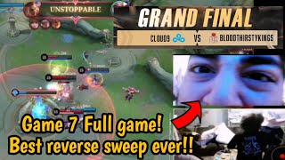 MLBB C9 VS BTK NACT GRAND FINALS FULL GAME CLOUD9 VS BLOODTHIRSTY KINGS amp MOBAZANE REACTION [upl. by Dona321]