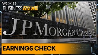 JP Morgan set to report strong earnings  World Business Watch  WION [upl. by Paehpos62]